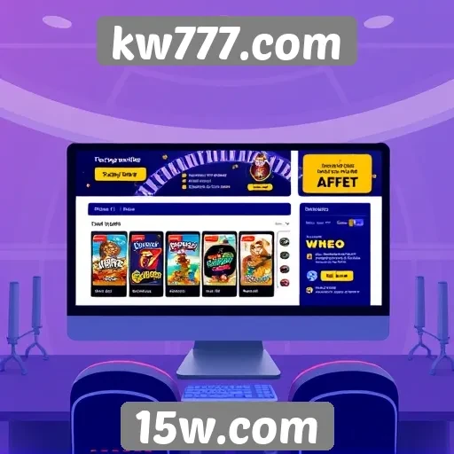 Análise da interface do usuário no kw777.com